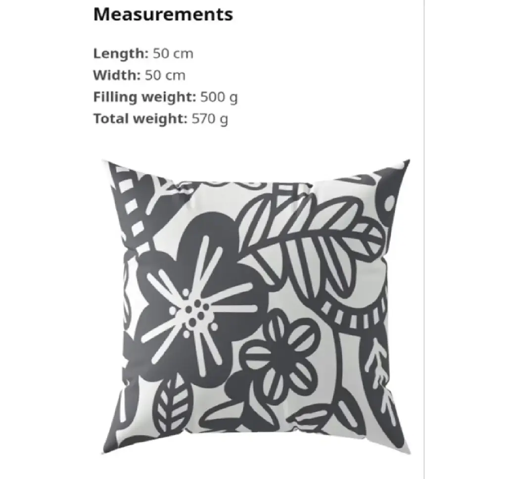 Bruksvara 50*50 хар алаг дэр