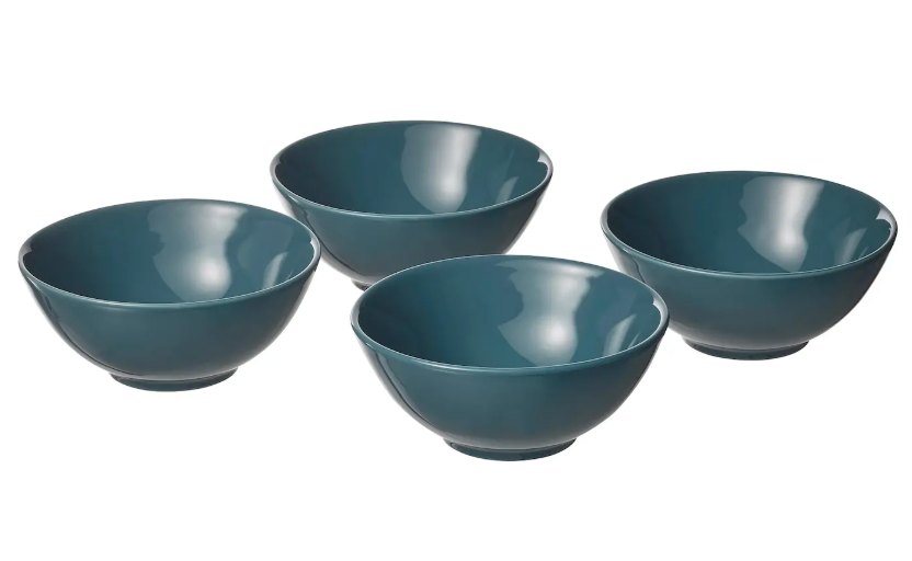 Fargklar 12см 4тэй аяга хөх