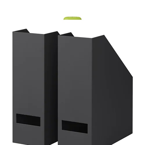 Tjena 2хос хайрцаг хар