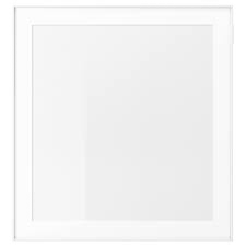 [302.916.63] Besta Glassvik 60*64 төмөр харагддаг цагаан хаалга