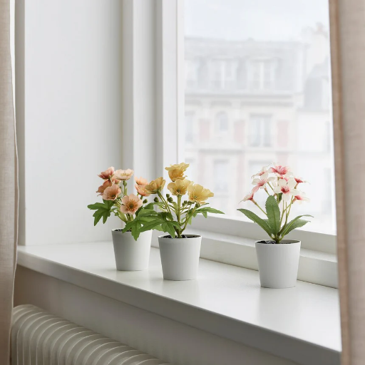 [604.761.51] Fejka 3 хос өнгөт цэцэгс