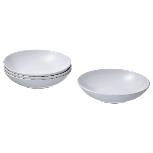 [604.797.10] Godmiddag 19см 4тэй цагаан таваг