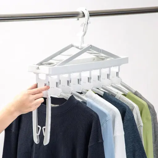 [2508500834005] Nitori 8тай саарал мөр өлгүүр