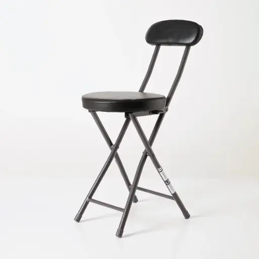 [2508700464002] Nitori эвхэгддэг түшлэгтэй хар сандал