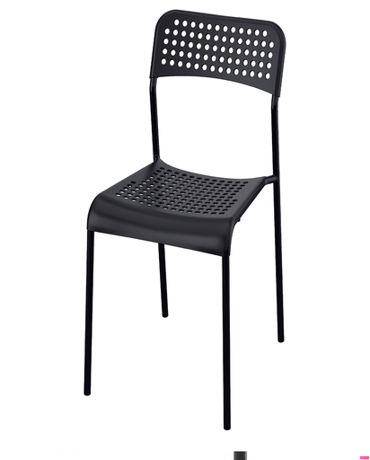 [806.054.30] Sandsberg нүхтэй хар сандал