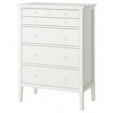 [205.617.78] Gullaberg 89*48*123 5тай босоо комод цагаан